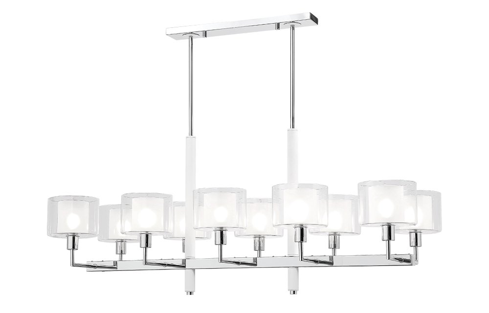 Люстра на штанге Crystal Lux MAESTRO SP-PL10 L1100 CHROME