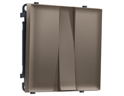 Комплект механизма 3-кл выключателя SIGMA Темная бронза матовый 10A-250V QUANT PRO Ambrella Volt MS635010 (SP6350, PR133)