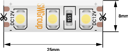 Светодиодная лента SWG SWG3120-12-9.6-G-66-M 014779