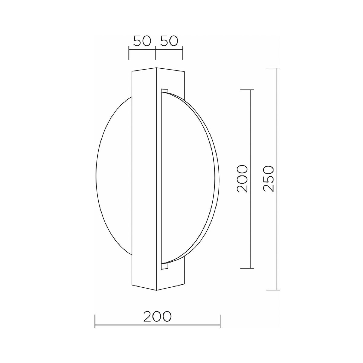 Настенный светильник LED4U L7389-250 BS