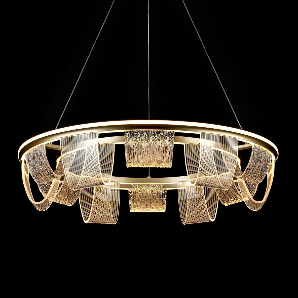 Подвесная люстра LED4U L7706-800 GD - Elektrostandard.net Подвесная люстра LED4U L7706-800 GD