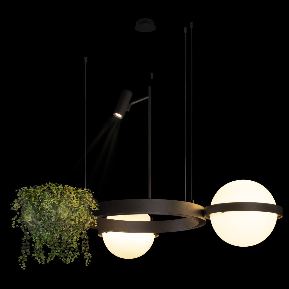 Подвесная люстра Loft IT Jardin 10121/2 Dark grey