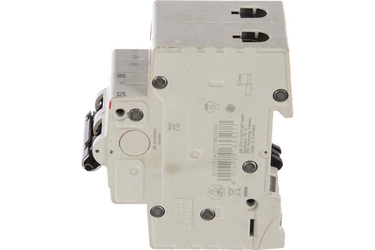 Автоматический выключатель ABB SH202L 2-полюсный  C6 4,5кА