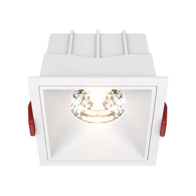 Встраиваемый светильник Maytoni Alfa LED DL043-01-15W3K-SQ-W