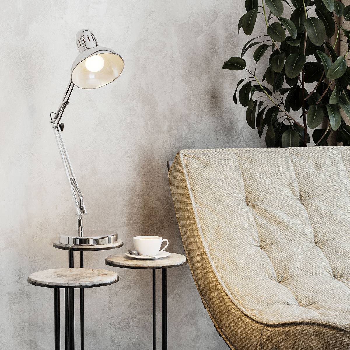 Лампа светодиодная диммируемая Gauss E27 12W 4100K груша матовая 102502212-S