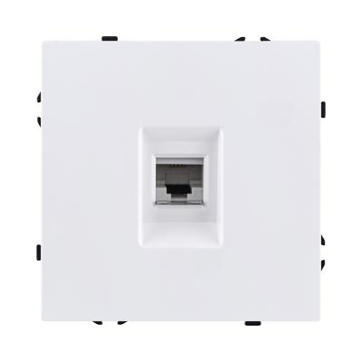Розетка телефонная RJ11, белый матовый Kollinger Eclipse EC-019WH