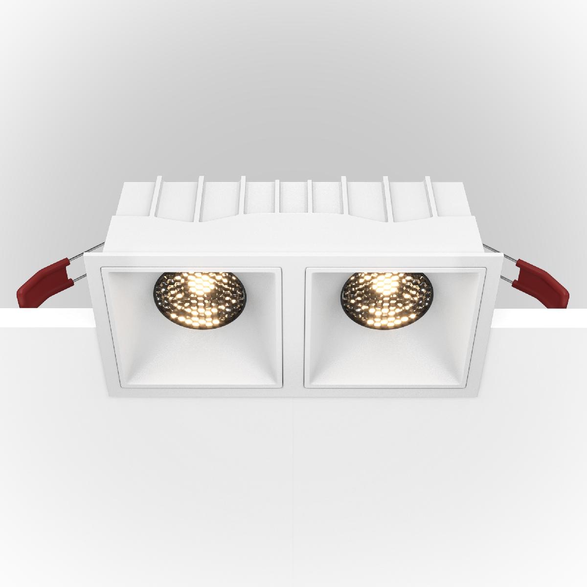 Встраиваемый светильник Maytoni Technical Alfa LED DL043-02-15W3K-SQ-W