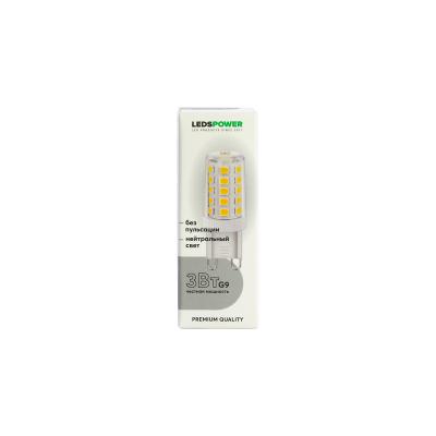 Светодиодная лампа LEDS POWER G9 3Вт 4000К 007021