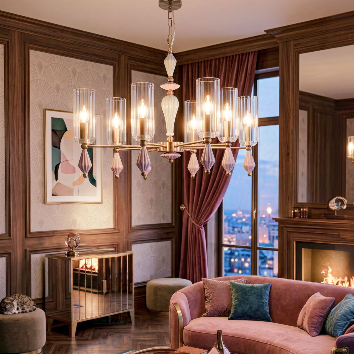 Подвесная люстра Citilux Fernet CL254180