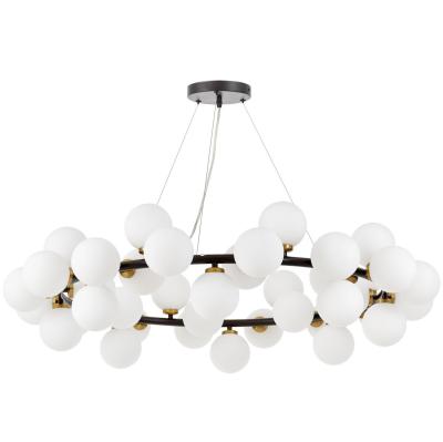 Подвесная люстра Lumina Deco Marsiada LDP 6033-40 BK+MD