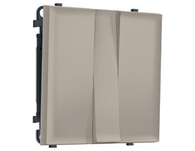 Комплект механизма 3-кл выключателя SIGMA Серо-бежевый матовый 10A-250V QUANT PRO Ambrella Volt MS365010 (SP3650, PR133)