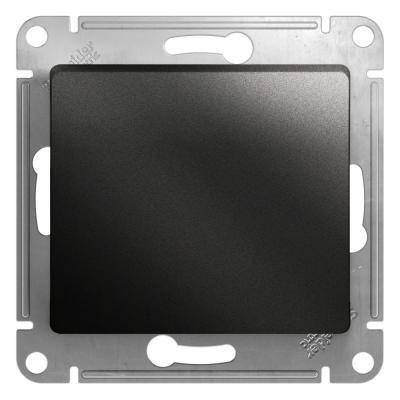 Выключатель 1-клавишный сх.1, 10AX Systeme Electric Glossa Антрацит GSL000711