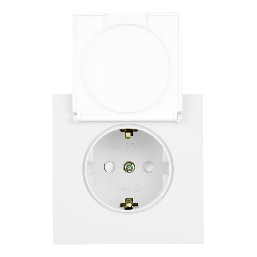 Розетка 1-местная Stekker 250В 16А Мия RST16-3112-01 50441