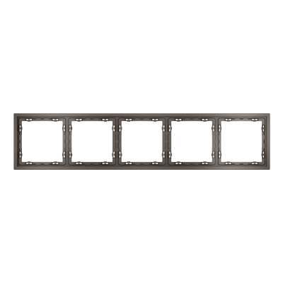 Рамка пластиковая Voltum S70 на 5 пост, (капучино) VLS100514