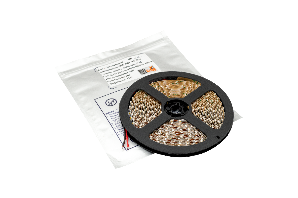 Светодиодная лента SWG SWG3T120-12-9.6-CW-M 009703