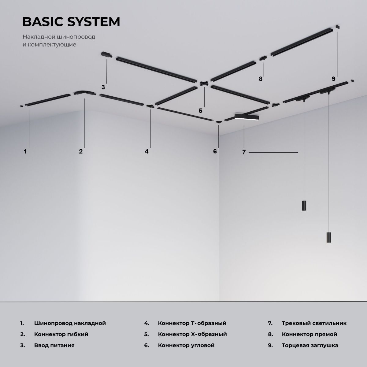 Трековый однофазный светильник Elektrostandard Basic System 85900/01 4690389220470 a072218