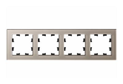 Рамка 4-ая Systeme Electric AtlasDesign Nature Стекло шампань ATN320504