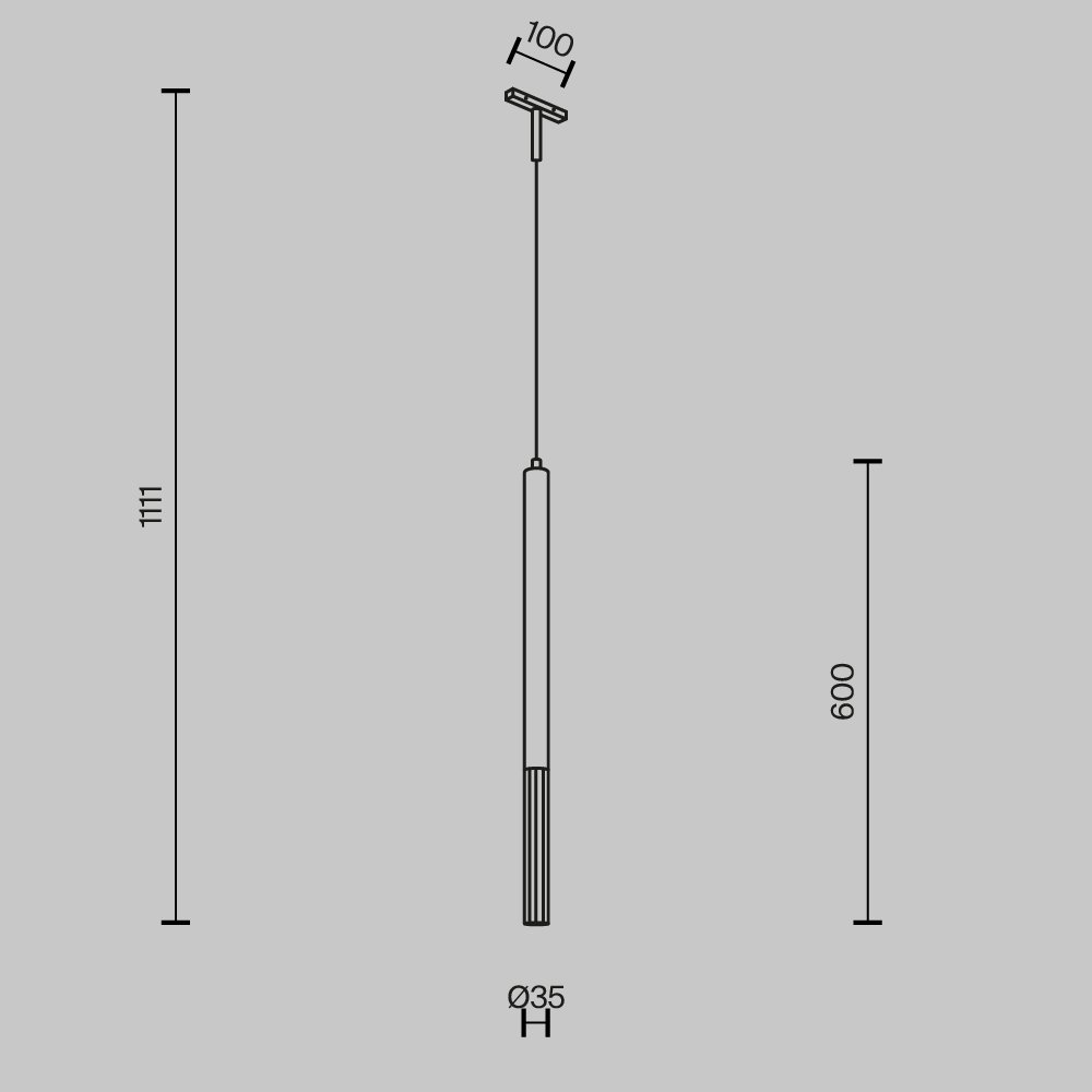 Трековый магнитный светильник Maytoni Focus Led TR179-1-5WTW-M-B