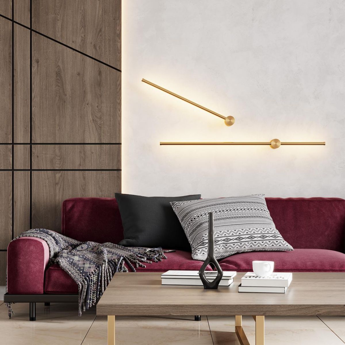 Настенный светильник Odeon Light Hightech Fillini 4335/18WGP