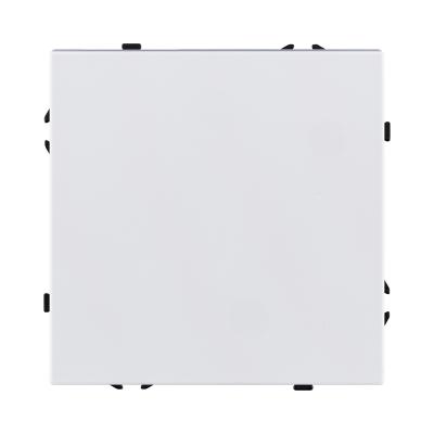 Выключатель 1-клавишный проходной 10А/250В, белый глянцевый Kollinger Eclipse EC-002WG
