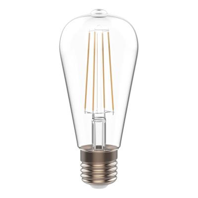 Лампа светодиодная филаментная Gauss E27 4,5W 2700К прозрачная 1121215