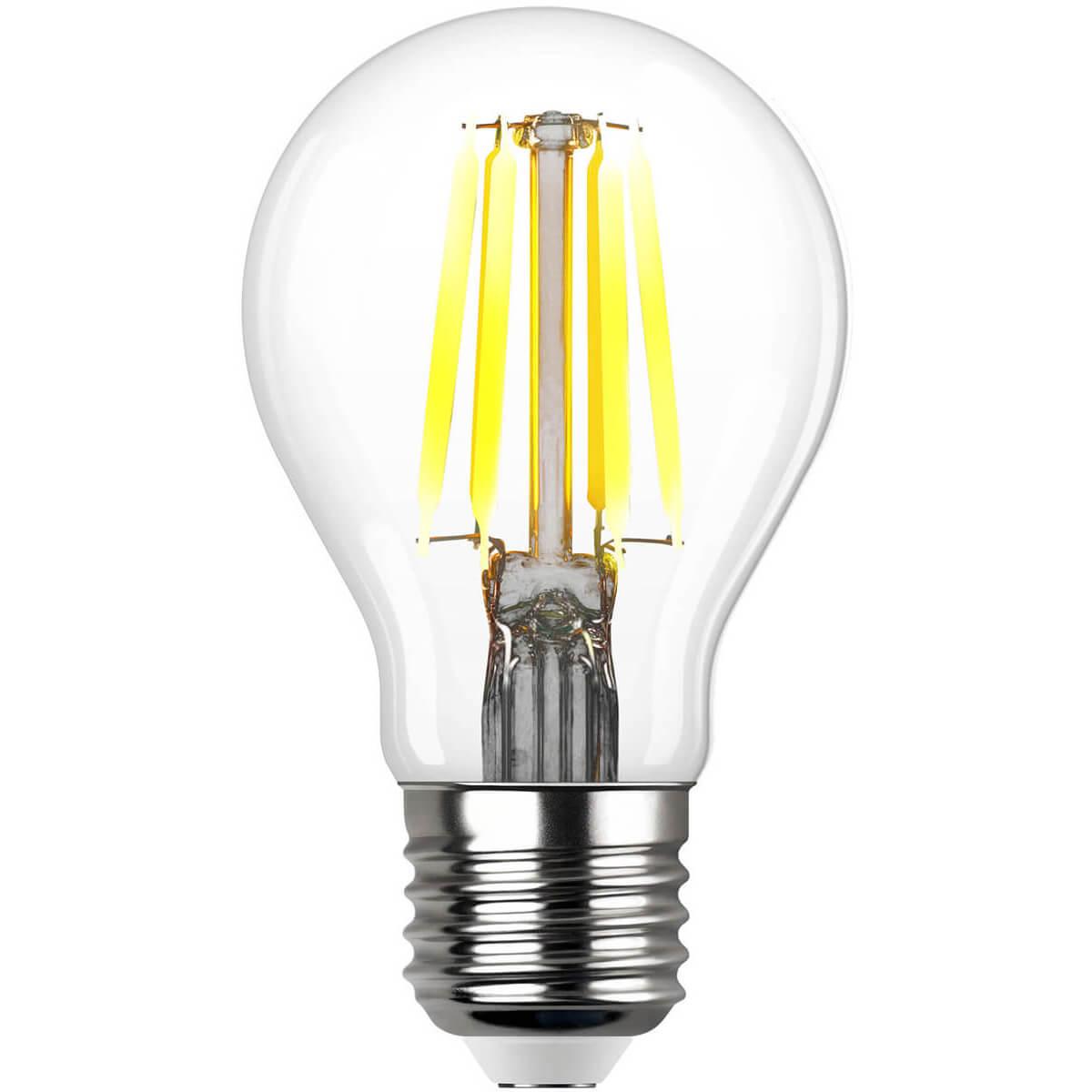 Лампа светодиодная филаментная REV Deco Premium A60 E27 13W нейтральный белый свет груша 32480 5