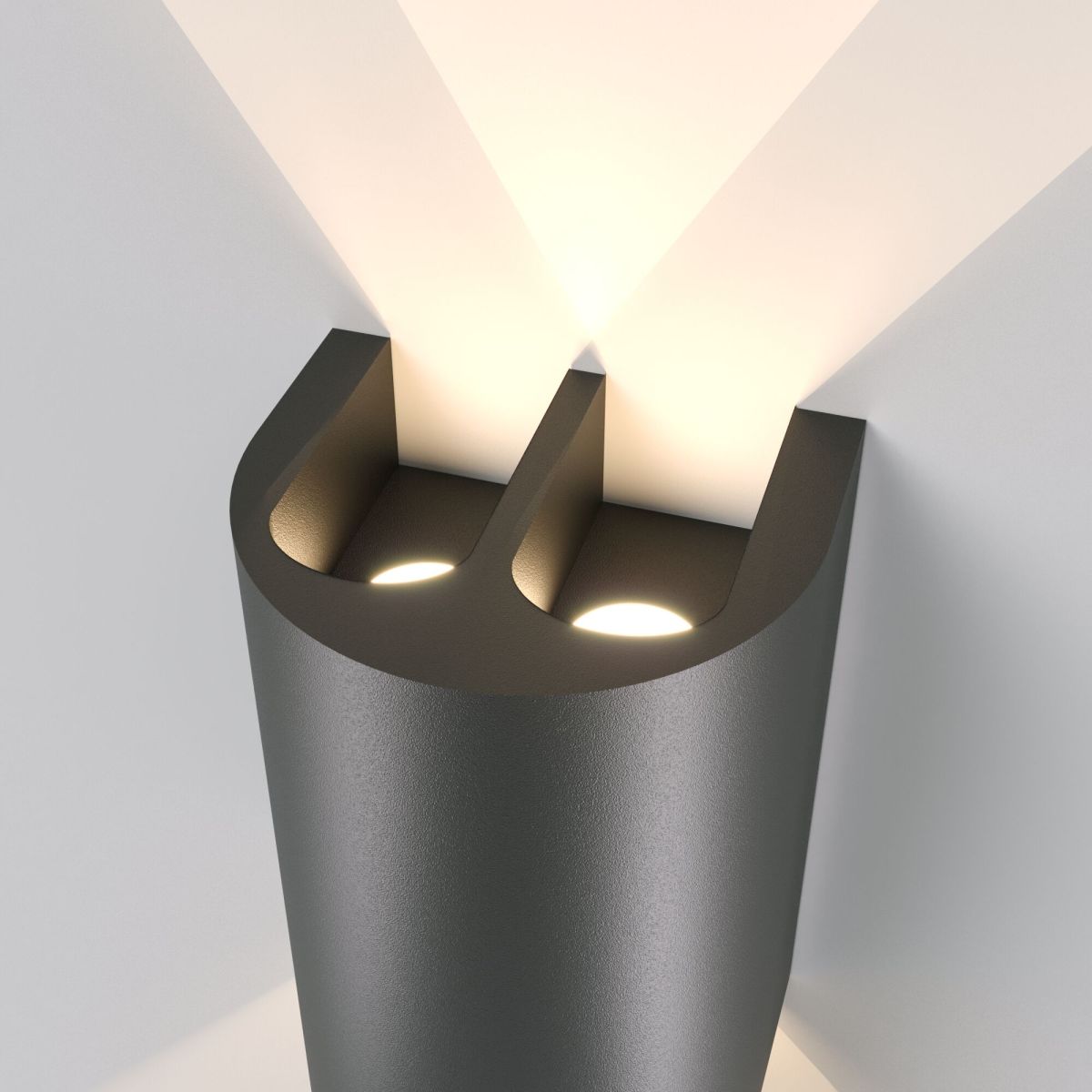 Уличный настенный светильник Elektrostandard Twinray 3000K 35194/W 4690389217319 a071010