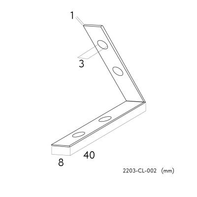 Коннектор для соединения шинопровода Favourite Practica 2203-CL-002