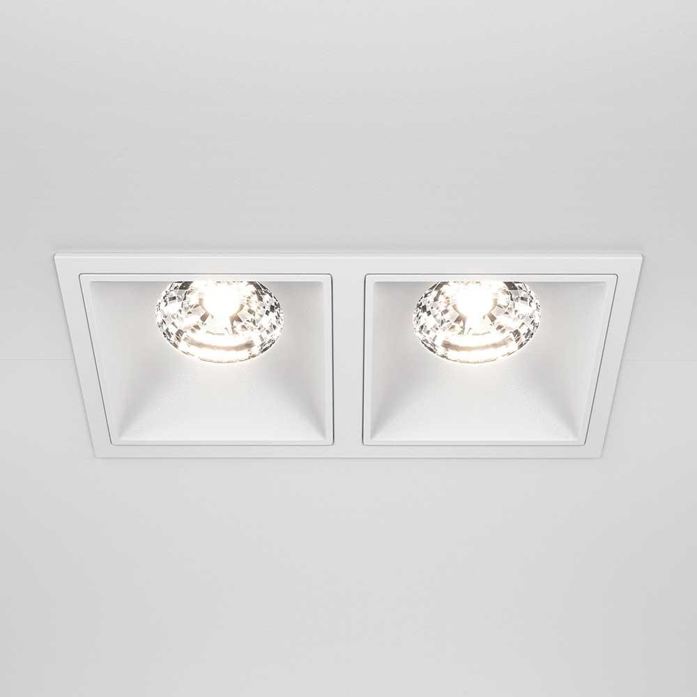 Встраиваемый светильник Maytoni Alfa LED DL043-02-15W4K-D-SQ-W