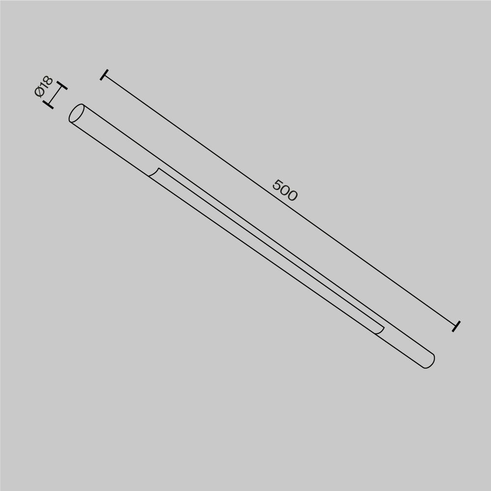 Трековый светильник Maytoni Basis C100CL-L500-12W3-6K-B