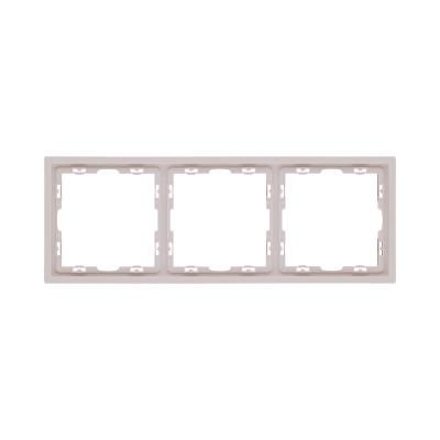 Рамка 3-постовая, кашемир матовый Kollinger Eclipse EC3CM
