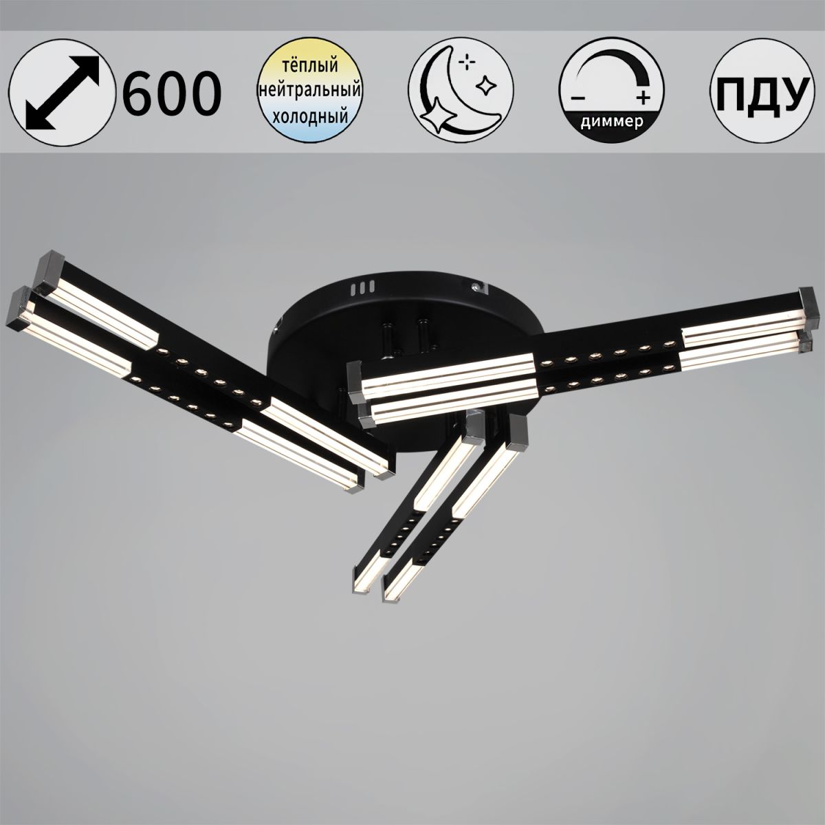 Потолочный светильник Reluce 24090-0.3-06 BK