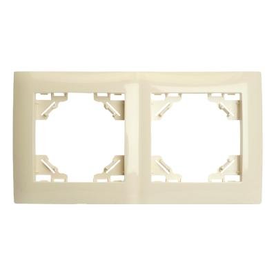 Рамка двухместная Stekker PFR00-9012-02 Эрна Элегант 49667 Рамка двухместная Stekker PFR00-9012-02 Эрна Элегант 49667