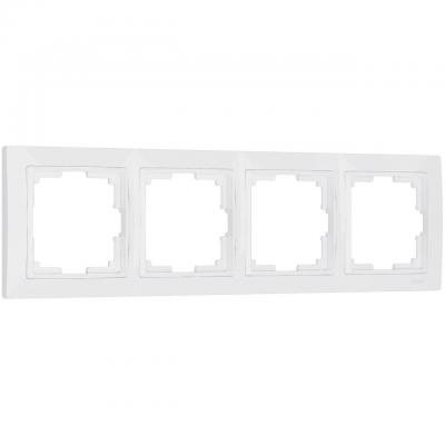 Рамка на 4 поста Werkel Snabb basic белый W0042001 4690389161414