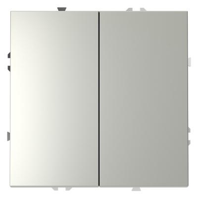 Выключатель двухклавишный Voltum S70 VLS020105