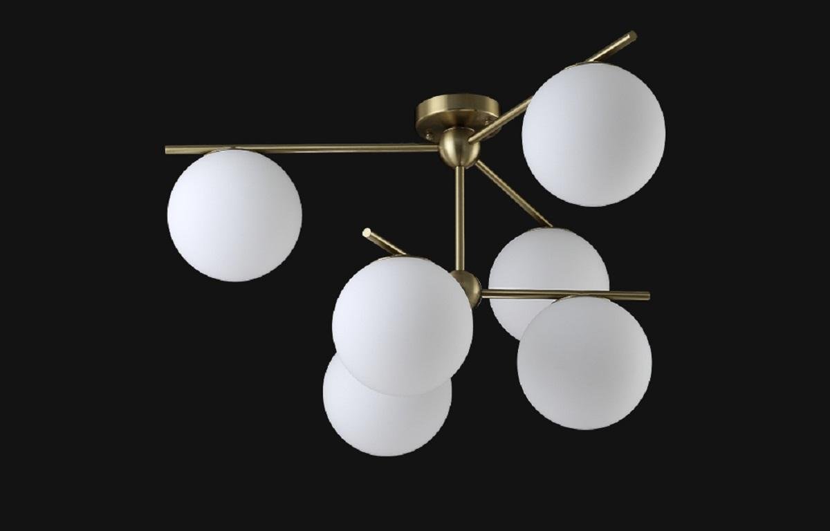 Подвесная люстра Crystal Lux FELIZ SP-PL6 BRONZE/WHITE - Elektrostandard.net Подвесная люстра Crystal Lux FELIZ SP-PL6 BRONZE/WHITE