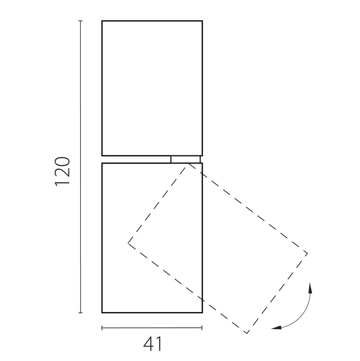 Настенно-потолочный светильник Lightstar Volta CCT 227007