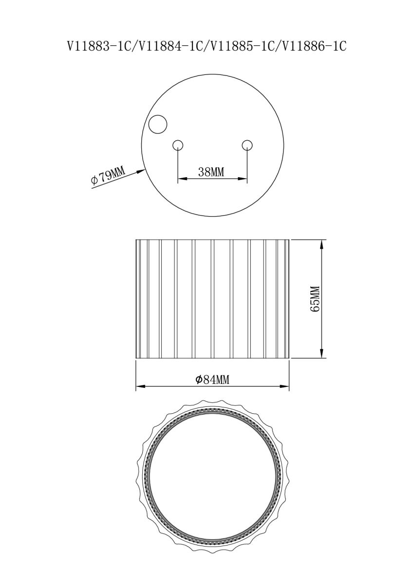 Точечный светильник Moderli Cora V11885-1C