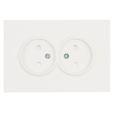 Розетка 2-местная СЗК Stekker 250В 16А Эмили RST16-5116-01ZK 50237 Розетка 2-местная СЗК Stekker 250В 16А Эмили RST16-5116-01ZK 50237