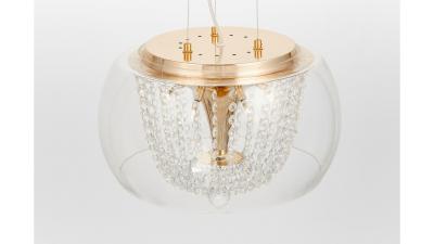 Подвесная люстра Lumina Deco Disposa LDP 7018-400 PR+F.GD Подвесная люстра Lumina Deco Disposa LDP 7018-400 PR+F.GD