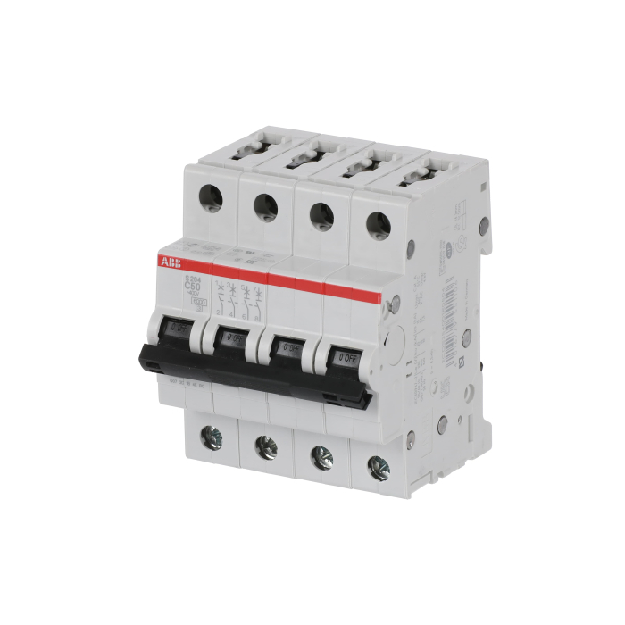 Автоматический выключатель ABB S204 4-полюсный C50 6кА
