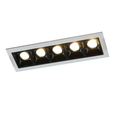 Встраиваемый светодиодный светильник Arte Lamp Grill A3153PL-5BK Встраиваемый светодиодный светильник Arte Lamp Grill A3153PL-5BK