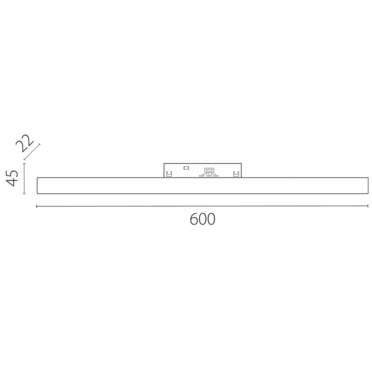 Трековый однофазный светильник заливающего света Lightstar Uno CCT 269607CCT