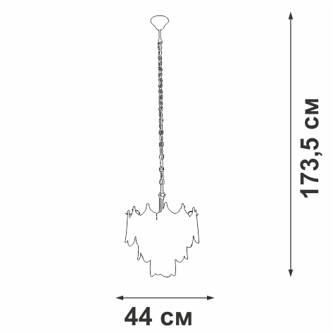 Подвесная люстра Vitaluce V58120-8/5