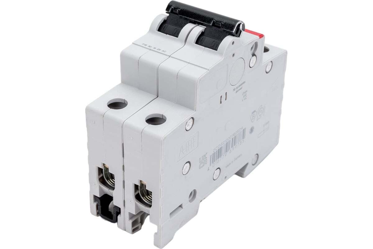 Автоматический выключатель ABB SH202 2-полюсный C50 6кА
