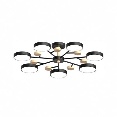 Люстра на штанге LED4U L3205-800 BK