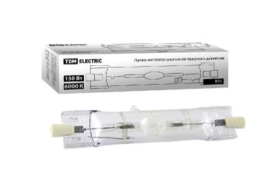 Лампа металлогалогенная TDM Electric Rх7s 150W 6000K прозрачная SQ0325-0014