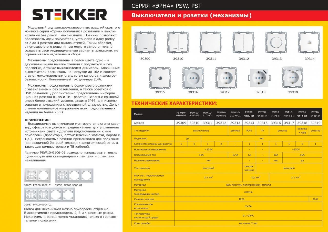 Розетка телевизионная Stekker Эрна белый PST00-9108-01 39315