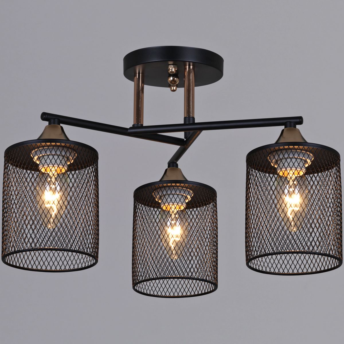 Потолочный светильник Reluce 91360-0.3-03 BK+FG