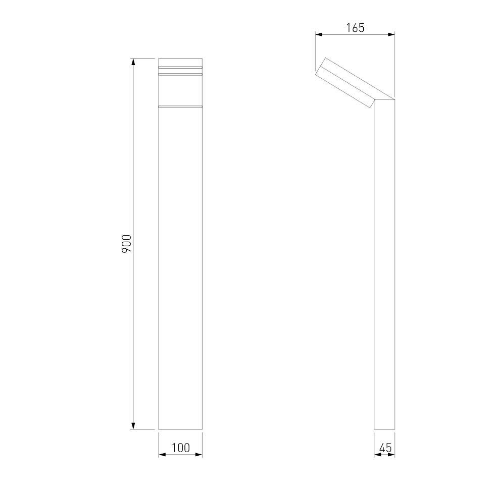 Уличный светодиодный светильник Elektrostandard Sensor 1542 Techno Led черный 4690389175022 - Elektrostandard.net Уличный светодиодный светильник Elektrostandard Sensor 1542 Techno Led черный 4690389175022